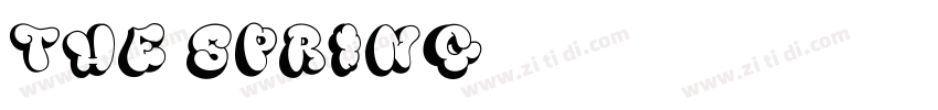 The spring字体转换